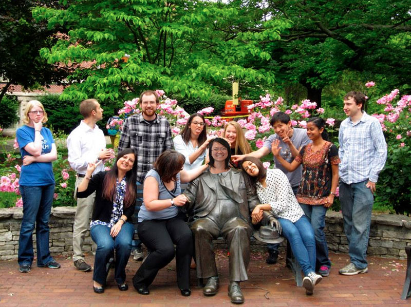 The Group gets goofy on a nice day